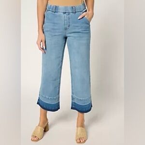 Isaac Mizrahi Live! Regular True Denim Medium Vintage Relaxed Crop Jeans
